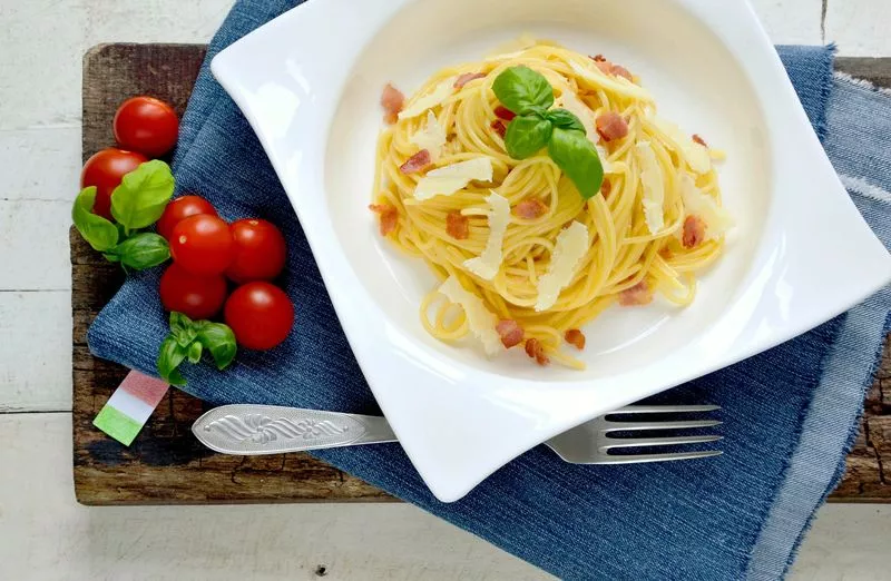 Špagety carbonara