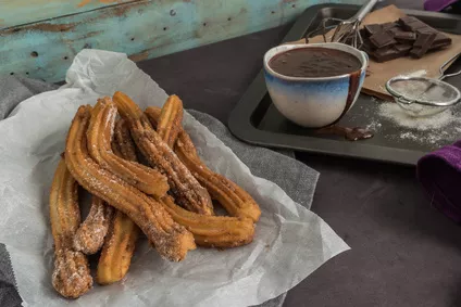 Churros s chilli čokoládou