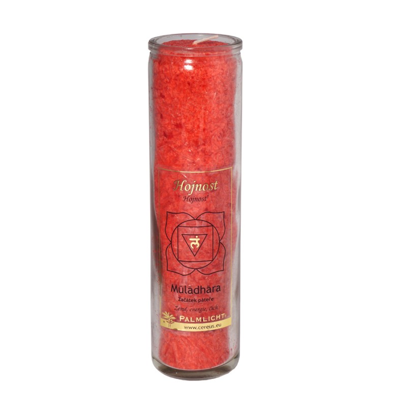 Čakrová svíce Cereus červená - HOJNOST