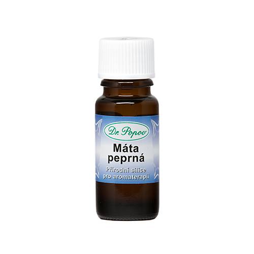 Esenciální olej MÁTA PEPRNÁ 10ml Dr.Popov