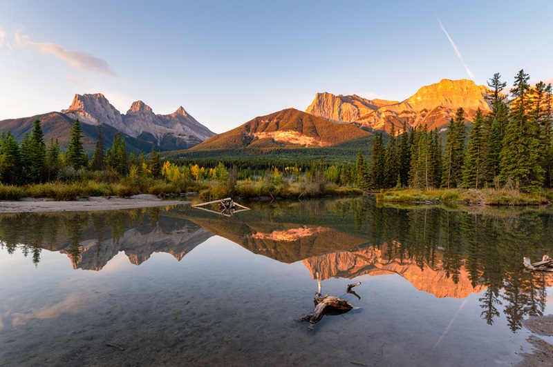 Národní park Banff v Kanadě.