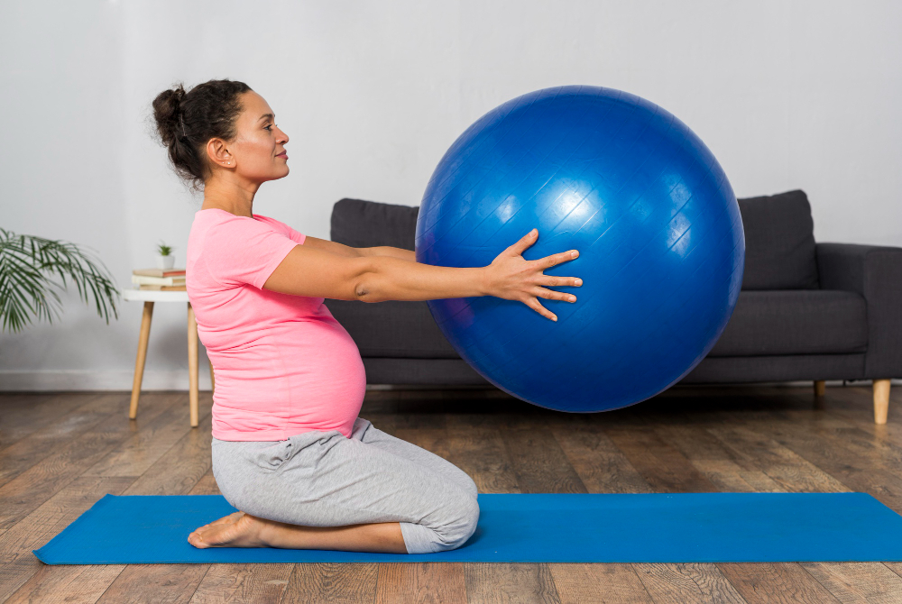 Některé pomůcky mohou být pro těhotné při cvičení hodně nápomocné